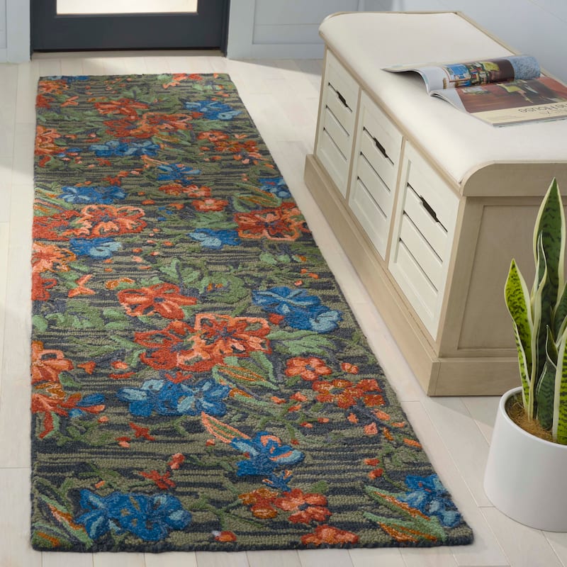 SAFAVIEH Handmade Jardin Engeline Country Wool Rug