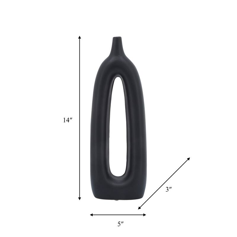 Sagebrook Home's Elegant Ceramic Vase - Perfect For Any Decor