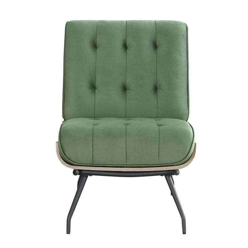 Tyler Accent Tufted Chair with Metal Leg