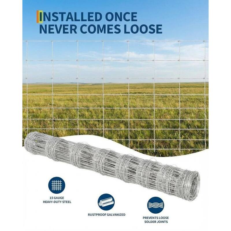 Heavy Duty Farm Fence, with Thick Zinc Coating