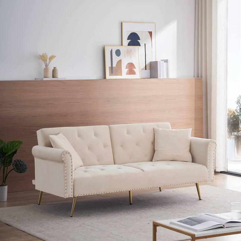 69.7 inch velvet sofa