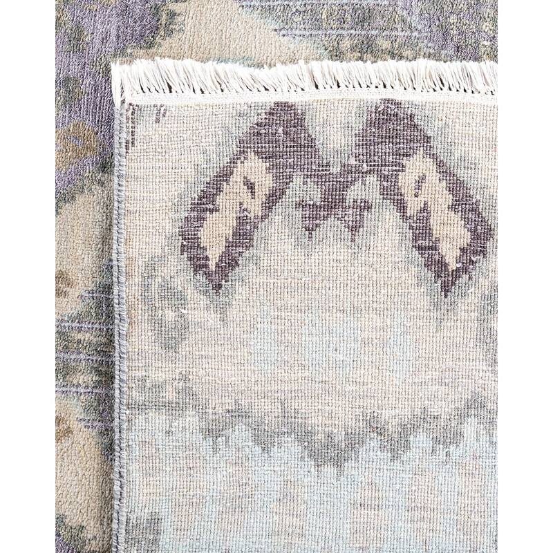 Ikat One-of-a-Kind Hand-Knotted Area Rug, Multicolor - 9' 0" x 12' 2"