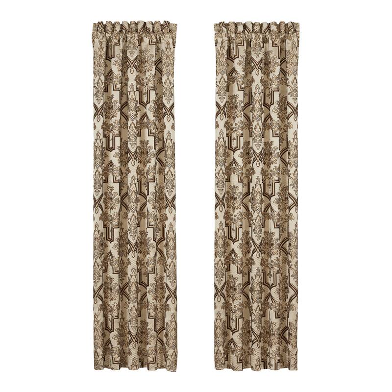 J. Queen New York Gold Coast Window Panel Pair