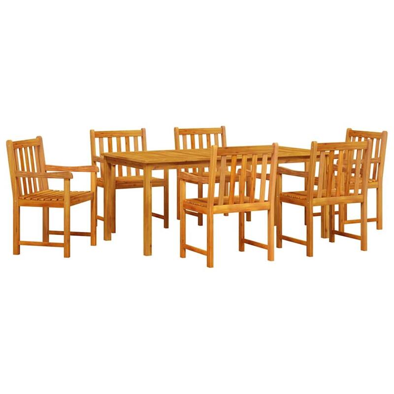vidaXL Garden Dining Set Brown solid acacia wood - 35 x 71 x 30