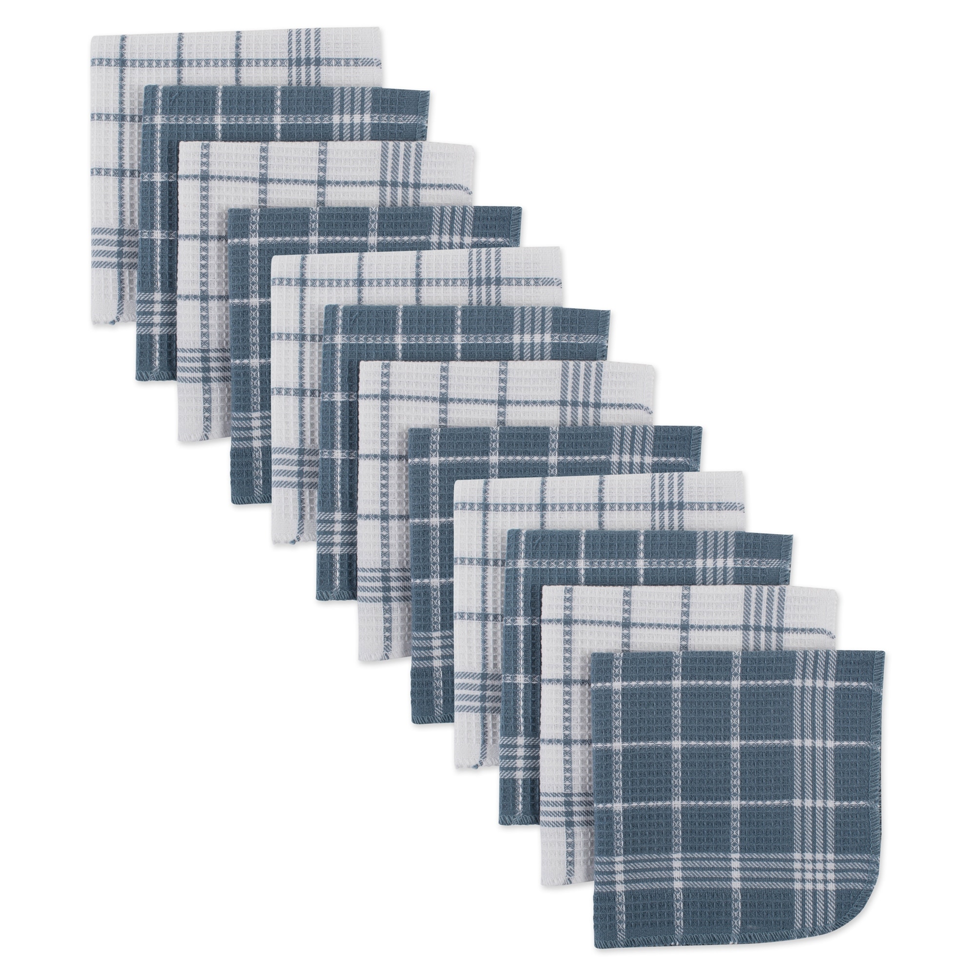 J&M Waffle Weave Dishcloth (Set of 12)