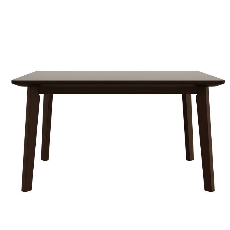 Rustic Farmhouse Dining Table - Solid Wood Frame, Minimalist Design for Dining Room