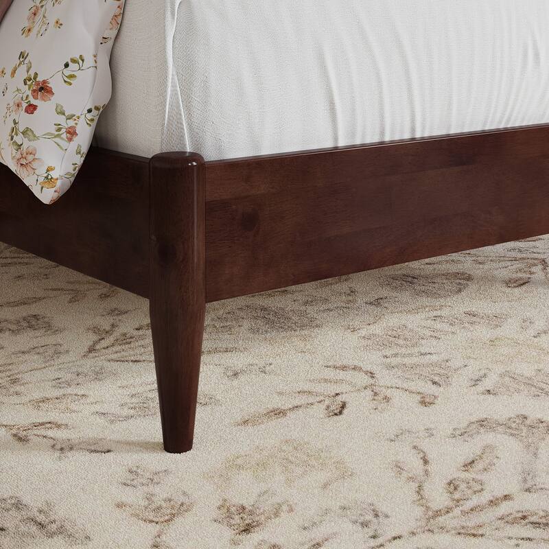 Pasadena Solid Wood Low Profile Platform Bed