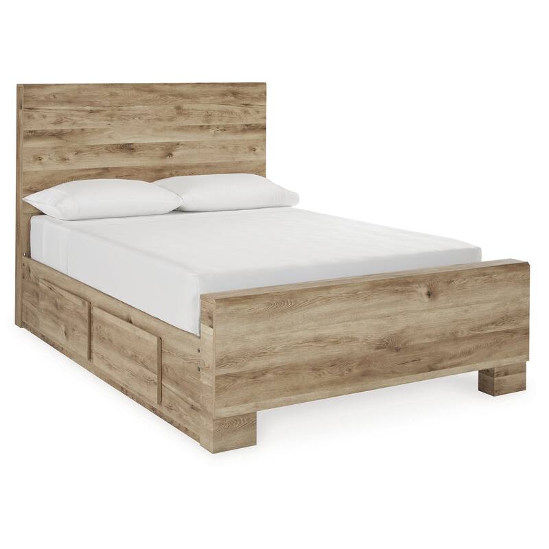 Signature Design by Ashley Hyanna Brown/Beige Panel Headboard