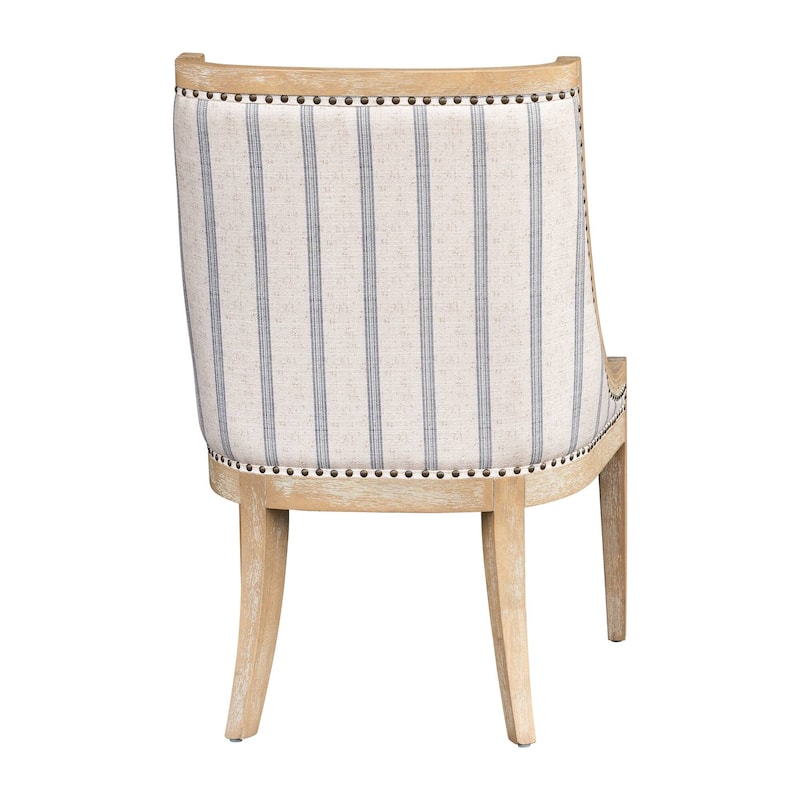 Martha Stewart Elmcrest Upholstered Dining Chair with Nailhead Trim