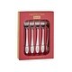 preview thumbnail 3 of 1, Spode Christmas Tree Cocktail Forks, Set of 6 - Silver - 6.8 Inch