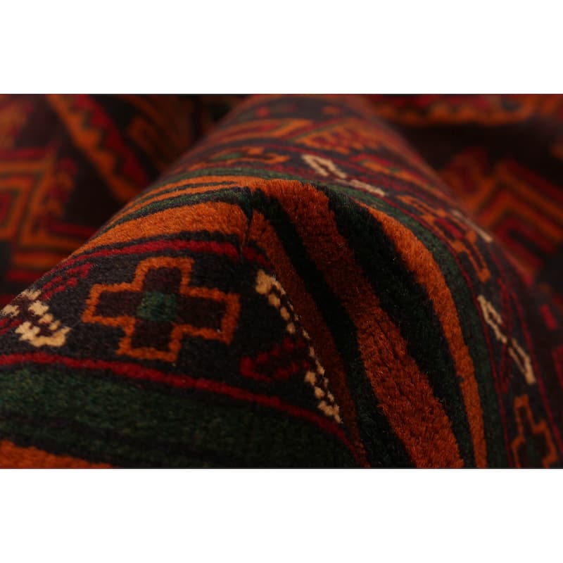 Teimani Burnt Orange Rug 3'7" x 6'6" - 3'7 x 6'6