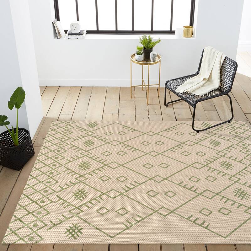 JONATHAN Y Zolak Moroccan Indoor/Outdoor Area Rug