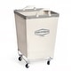 preview thumbnail 10 of 14, Seville Classics Commercial Heavy-Duty Canvas Laundry Removable Basket Hamper with Wheels, 18.25" D x 18.25" W x 27.5" H