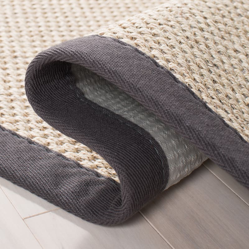 SAFAVIEH Natural Fiber Pacific Casual Border Sisal Rug