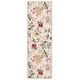 preview thumbnail 38 of 63, SAFAVIEH Handmade Chelsea Rubi French Country Floral Wool Rug 2'6" x 10' Runner - Ivory - Runner