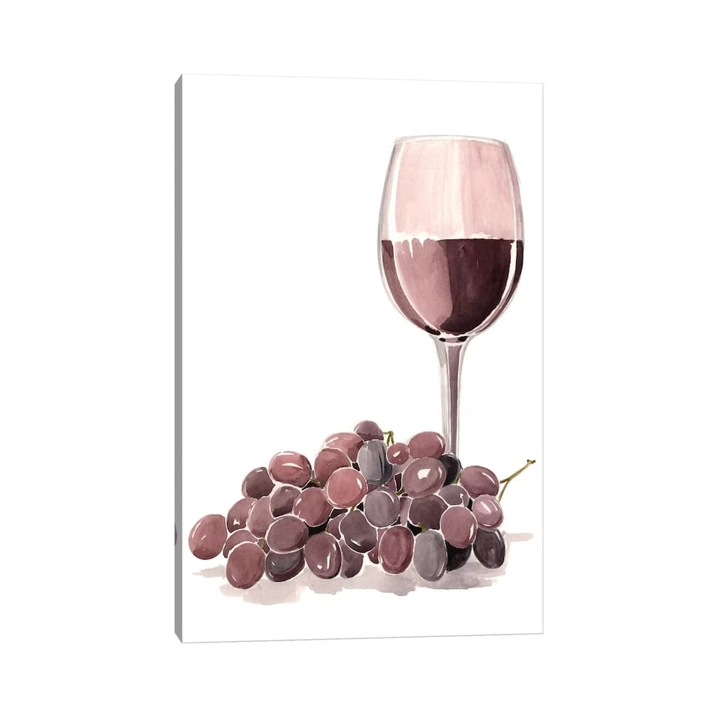 iCanvas "Wine Watercolor I" by Jennifer Paxton Parker Canvas Print