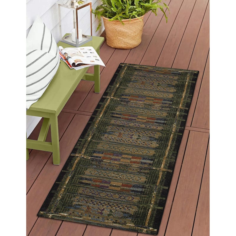 Liora Manne Esencia Tribal Stripe Indoor/Outdoor Mat