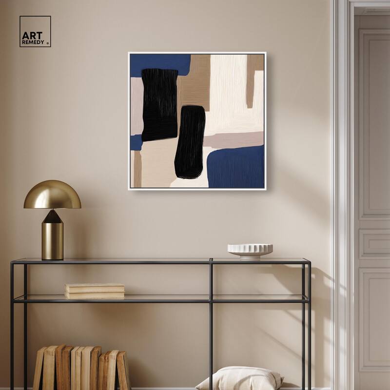 Blue Quietude I Canvas by Art Remedy