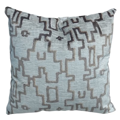 Harp & Finial Venturo Zinc Pillow - Multi - Down Feather Insert