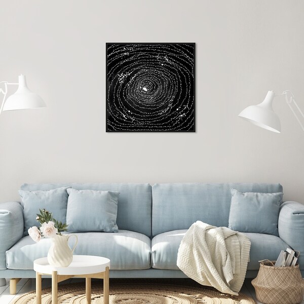 Oliver Gal 'Dark Night Sky' Astronomy and Space Wall Art Framed
