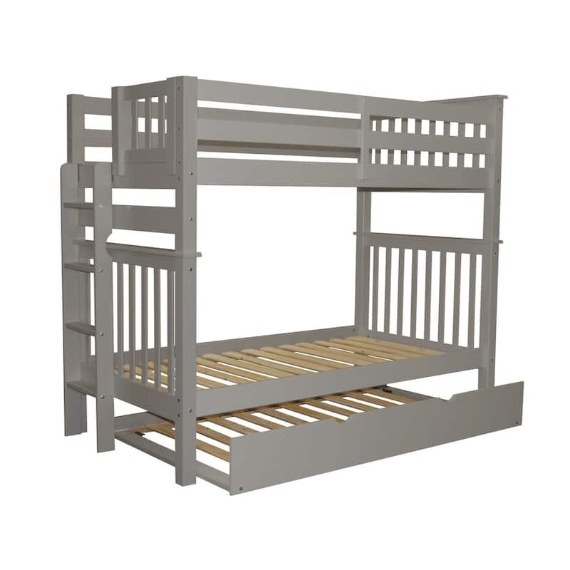 Taylor & Olive Trillium Tall Twin over Twin Bunk Bed, Twin Trundle