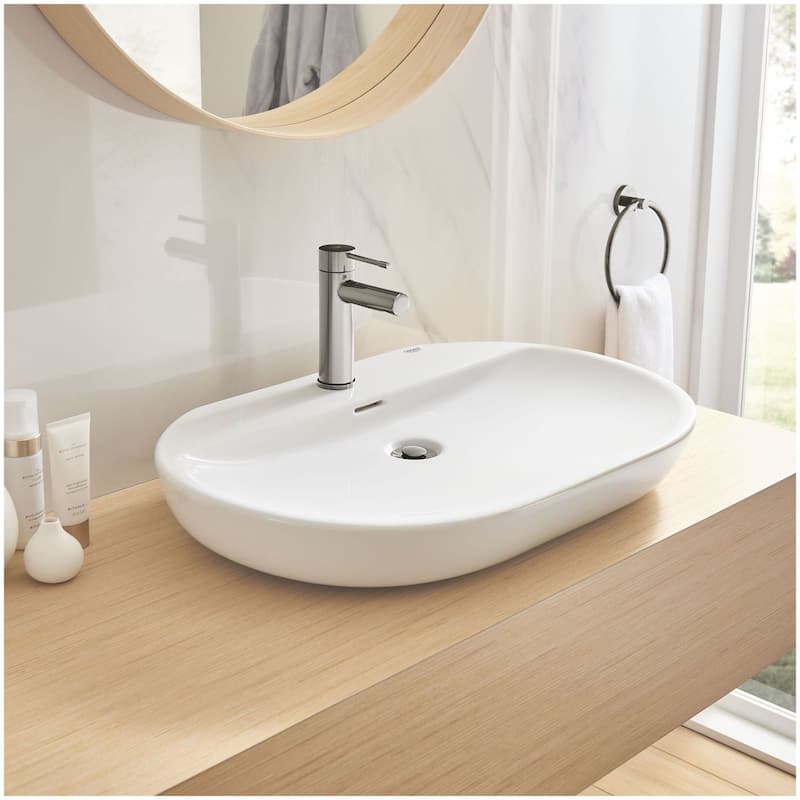 Grohe Essence Wall Mount or Vessel 27" Bathroom Sink with 1 Faucet