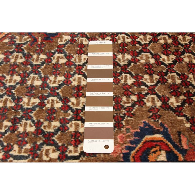 ECARPETGALLERY Hand-knotted Andelz Brown Wool Rug - 3'6 x 5'1