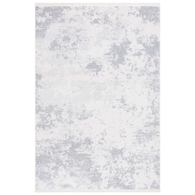SAFAVIEH Whisper Kana Modern Abstract Rug - 5'3" x 7'6" - Ivory/Grey