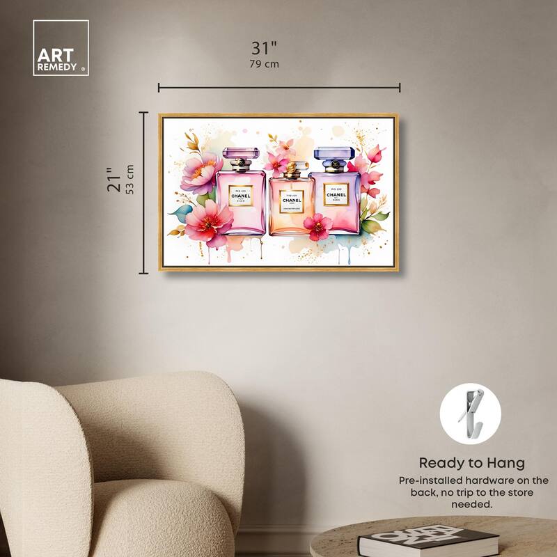 Floral Fragrance Canvas by Art Remedy