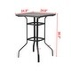 preview thumbnail 7 of 20, Patio Festival 6-Person Bar Height Swivel Bistro/ Dining Set