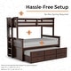 preview thumbnail 4 of 30, Rola Mission Solid Wood Detachable Bunk Bed by Furniture of America