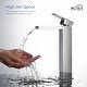 preview thumbnail 7 of 16, Waterfall Lead-free Solid Brass Single Handle Bathroom Sink Faucet