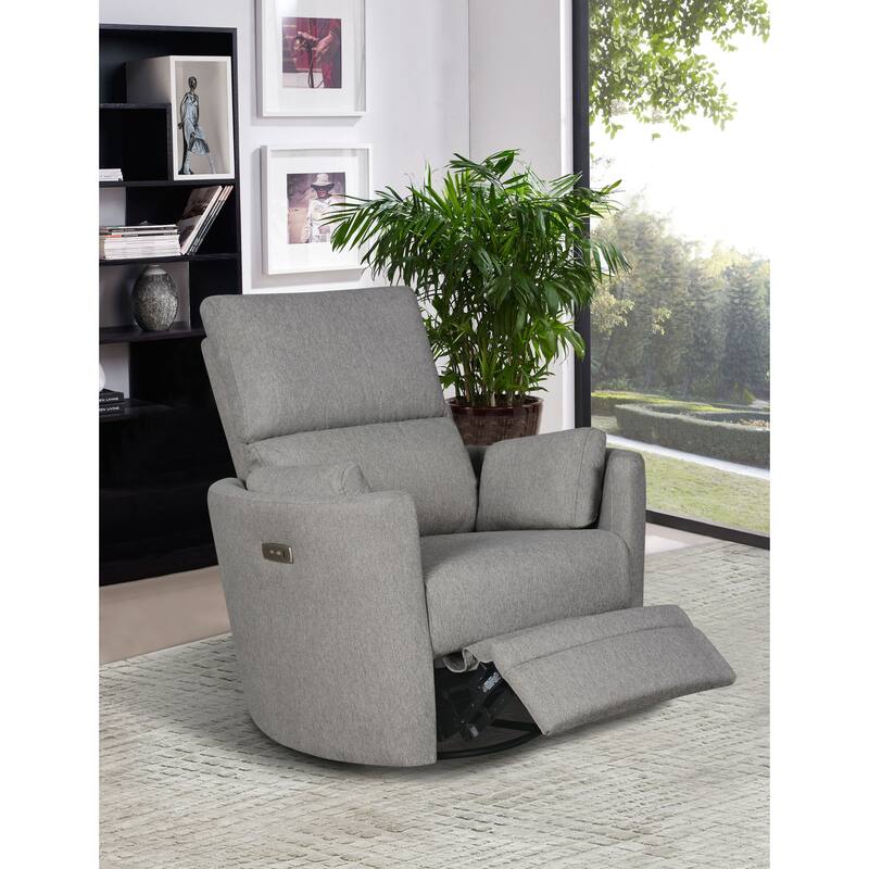 Compass Upholstered Power Swivel Glider