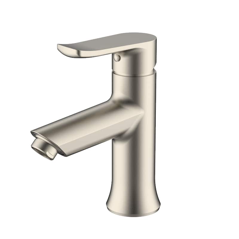 Single Handle Lavatory faucet in Brushed Nickel Finish - Nickel