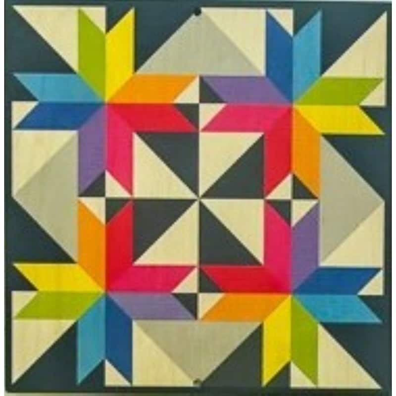Zylina Greenhouse & Garden Art - Rainbow Colors Quilt