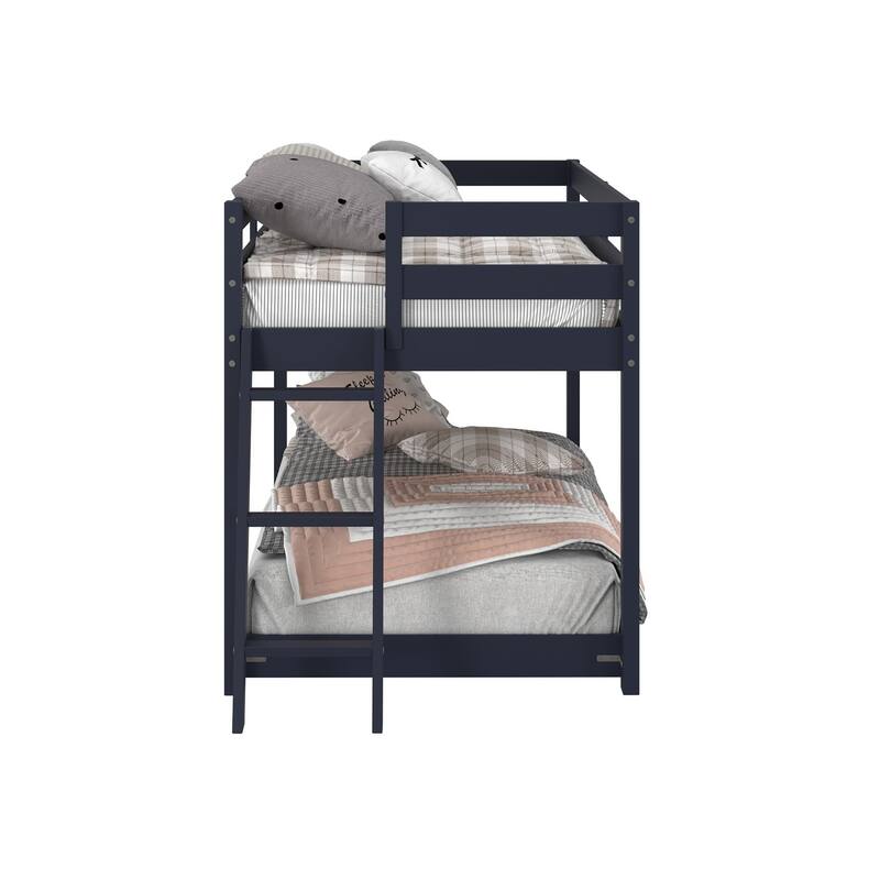 Taylor & Olive Trillium Twin Low Loft Bed with a Twin Under Bed