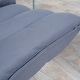 preview thumbnail 9 of 7, HOMCOM Swivel Floor Chair with Back Support, Microfiber Adjustable Video Gaming Chair, Grey
