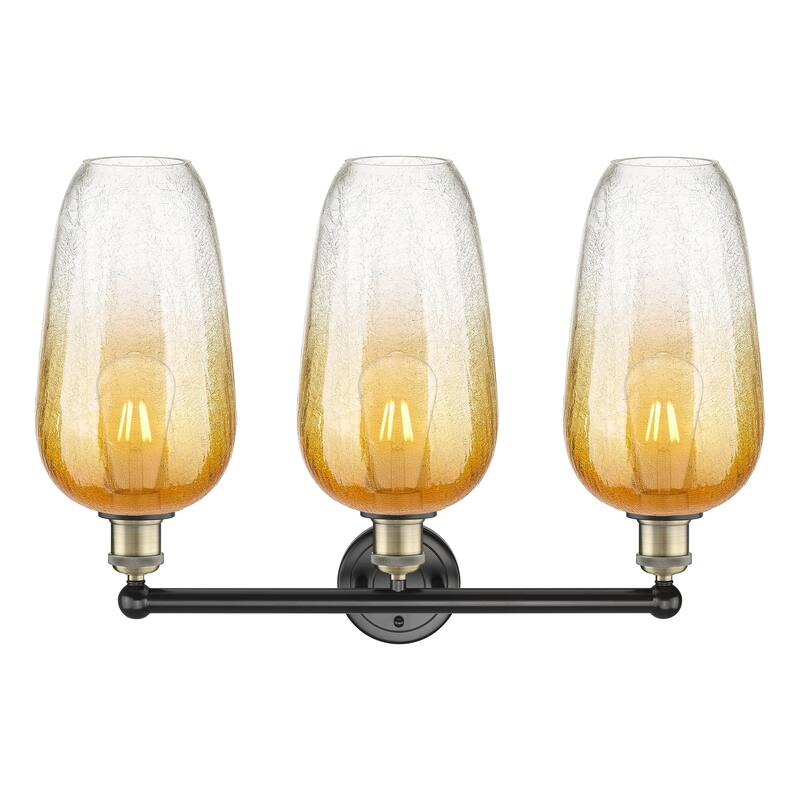 Innovations Lighting Endless Possibilities Edison - Brookhaven Flute - 3 Light 25" Bath Vanity Light