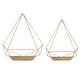 preview thumbnail 9 of 9, Kate and Laurel Prouve Metal Wall Shelves 2 pc set - 2 Piece