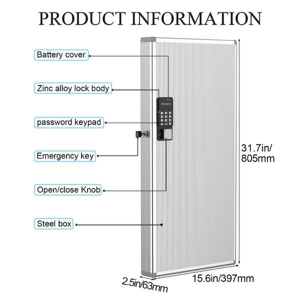 Smart Key Lock Box 120 Key APP Key Cabinet Bluetooth Fixed Code Unlock ...