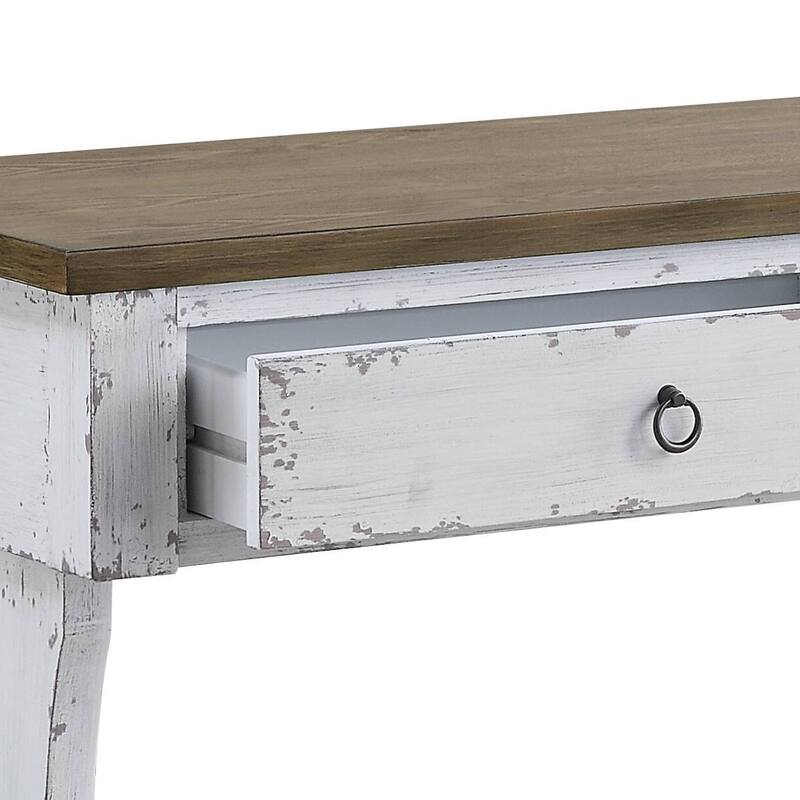Carminda Antique Finish Console Table