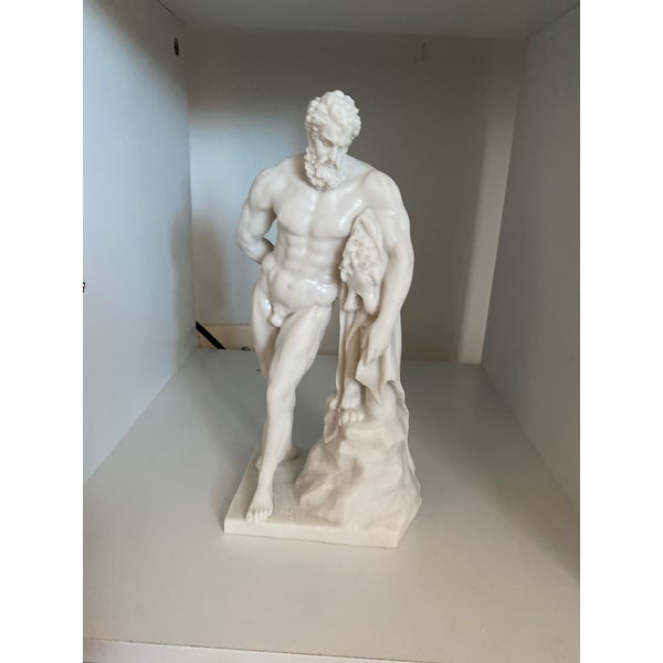 Design Toscano Farnese Hercules Bonded Marble Statue