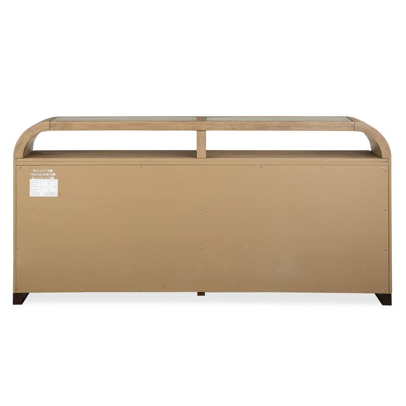Magnussen Home Tristan Swiss Coffee Sideboard - 70''W x 18''D x 34''H