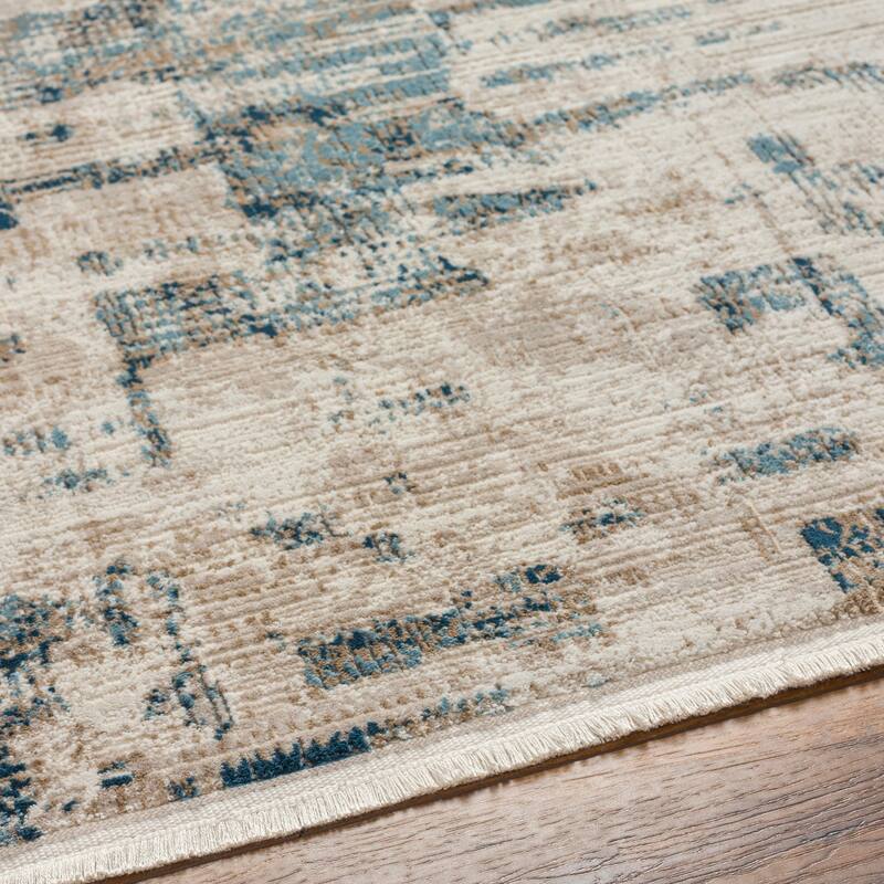 Livabliss Perugia Distressed Striped Area Rug