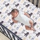 preview thumbnail 2 of 3, Lambs & Ivy Star Wars Classic Fitted Crib/Toddler Sheet - Yoda/Darth Vader - Crib