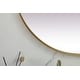 preview thumbnail 7 of 9, Elegant Lighting MR2A3060 Asha 30" W x 60" H Oval Framed Bathroom
