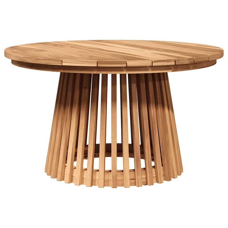vidaXL Garden Table Brown Solid teak wood