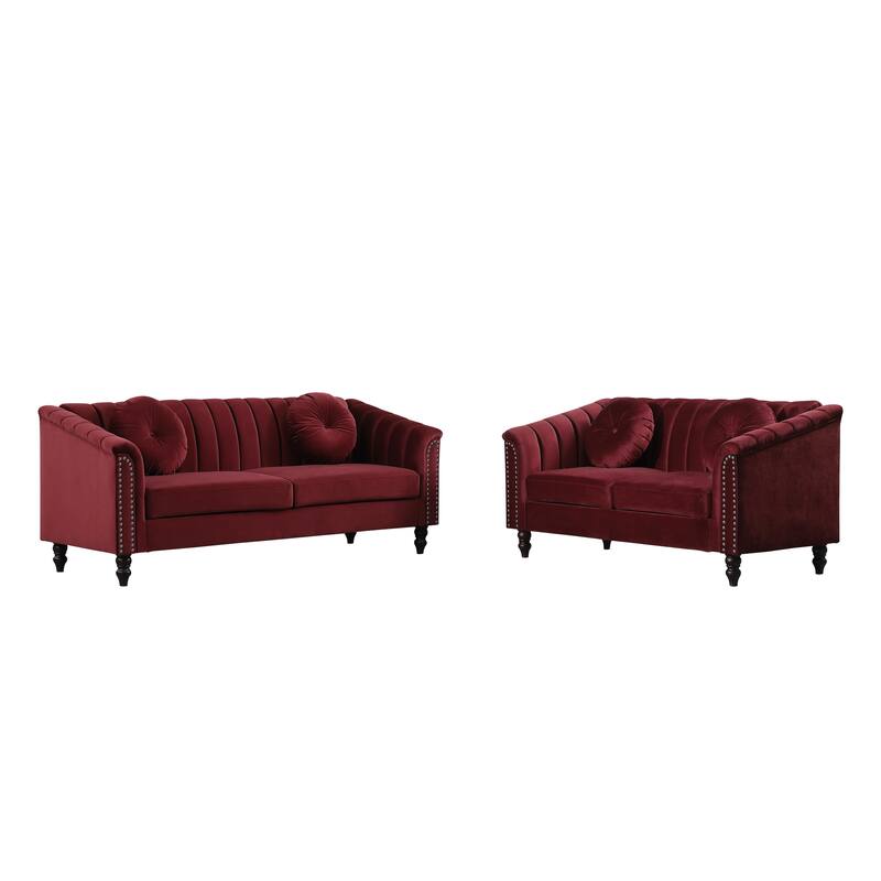 Premium Waterproof Flannel 3-Piece Living Room Sofa Set – Chair, Loveseat & Sofa