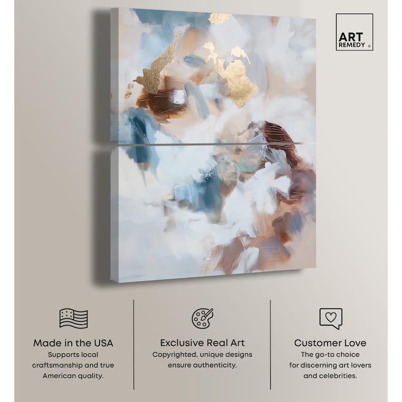 Mother Earth I Canvas Set of 2 by Art Remedy, Gallery Wrapped