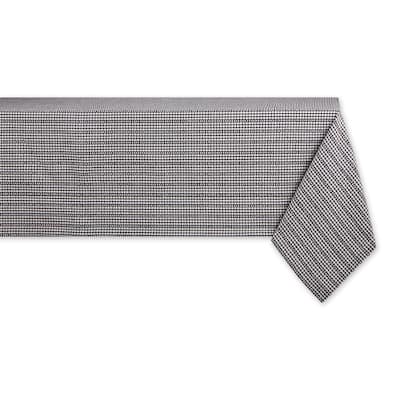 Black Farmhouse Gingham Tablecloth 60x84
